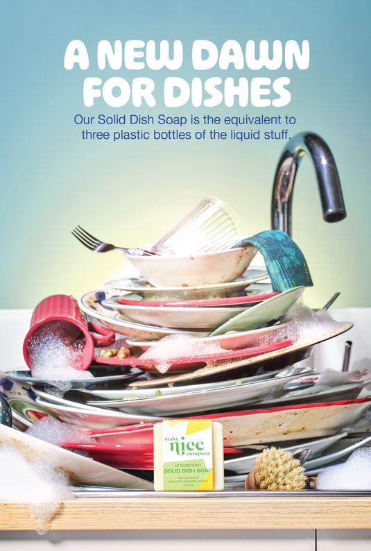 Zero Waste Kitchen Kit vegan dish soap Make Nice Company